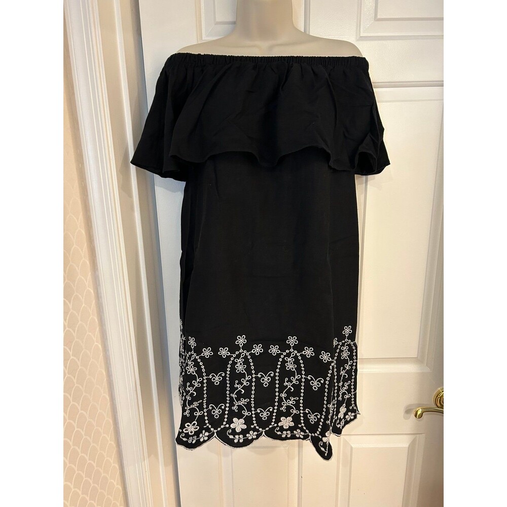Old Navy Embroidered  Linen Dress - S - Picture 3 of 3